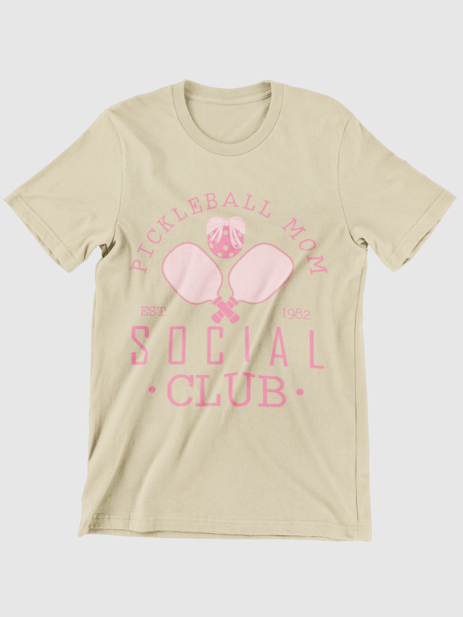 Pickleball Mom Social Club Graphic T-shirt