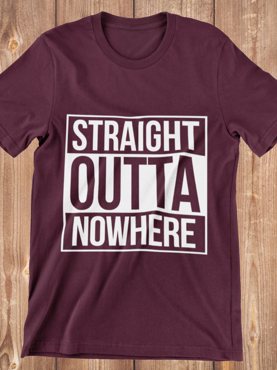 Straight Outta Nowhere Graphic T-shirt