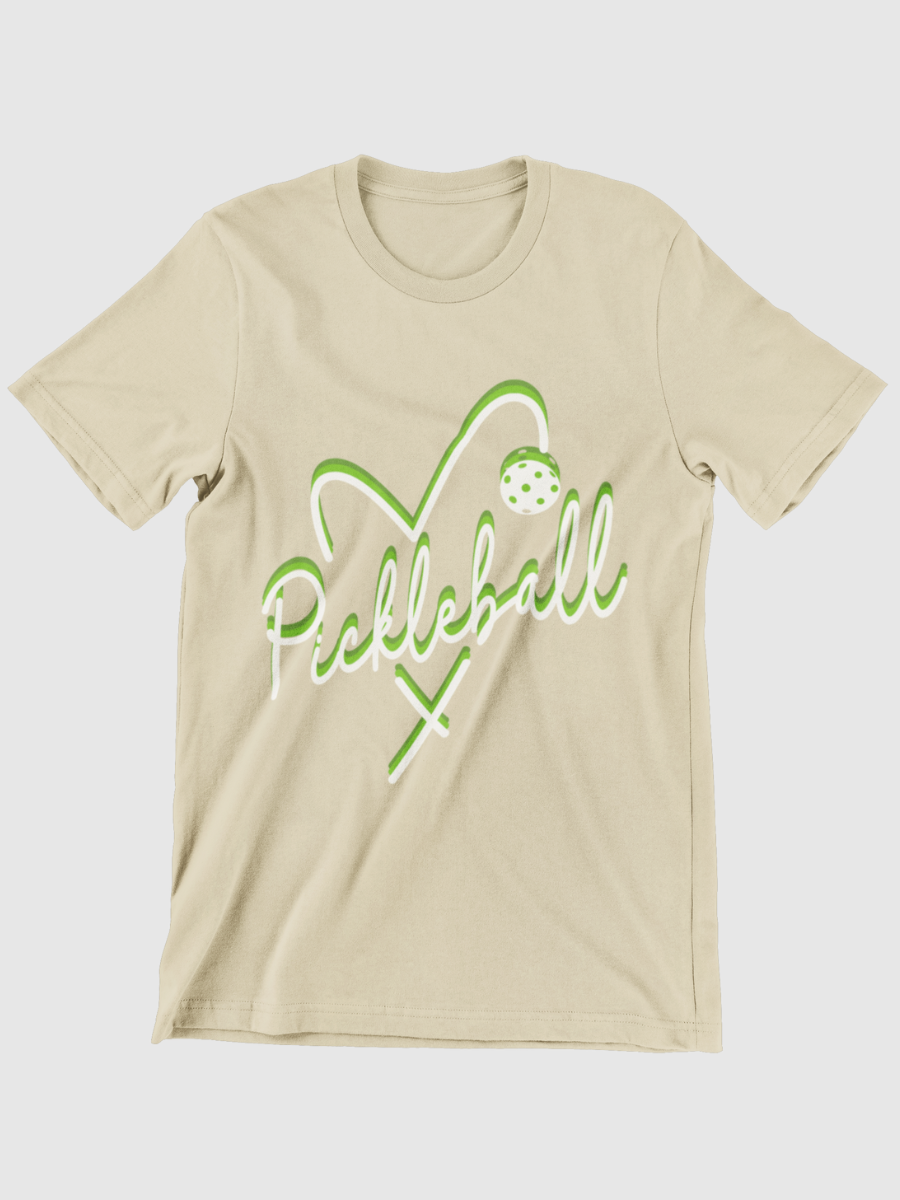 Pickleball Heart Graphic T-shirt