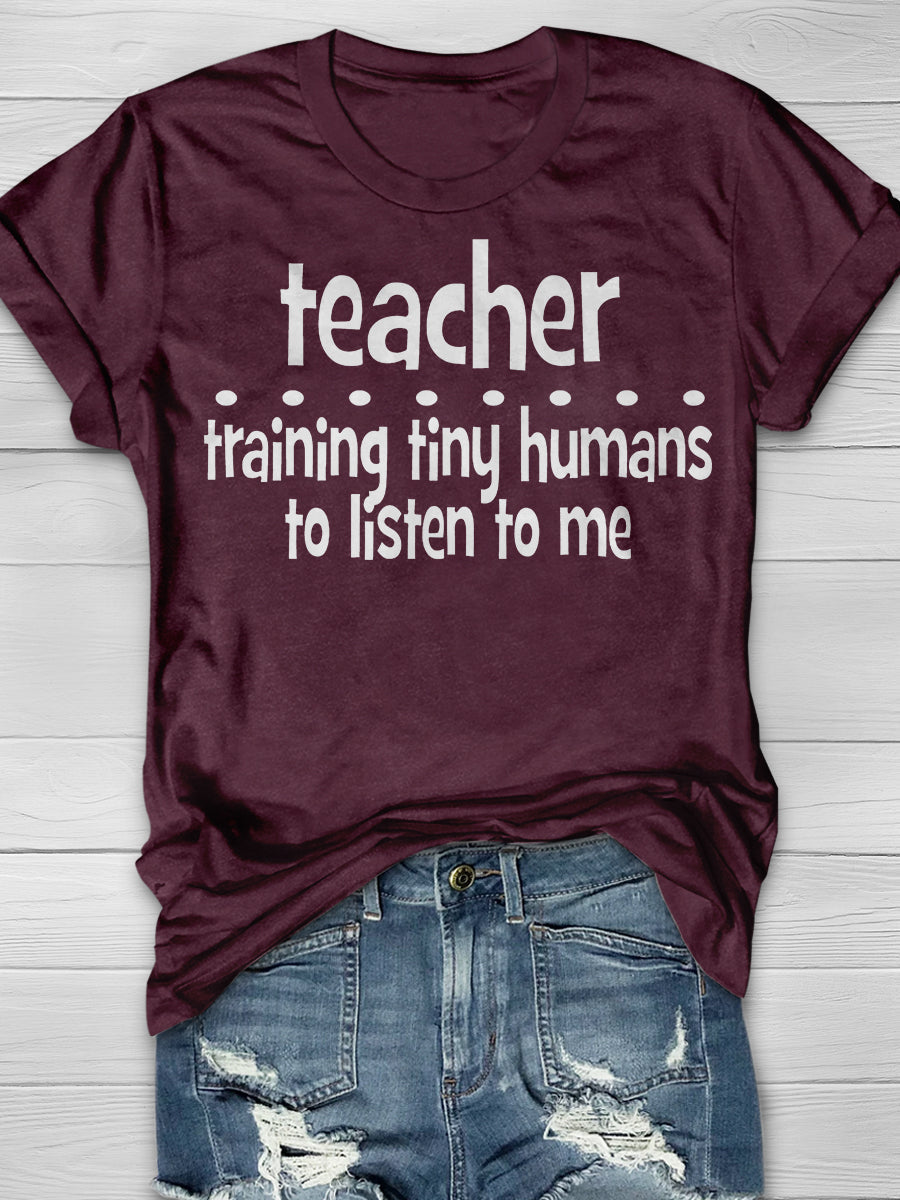 Definition of a teacher Print Graphic T-shirts
