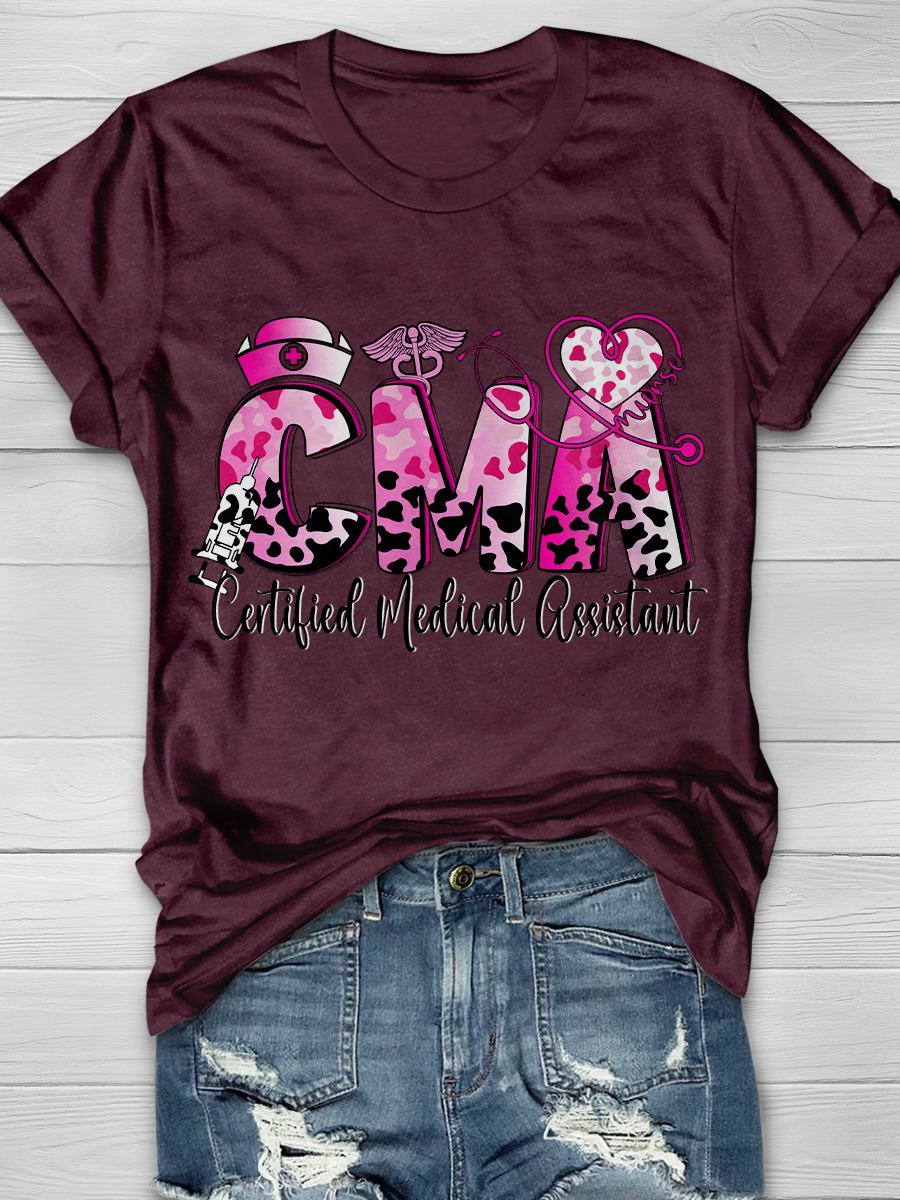 Certified Medical Assistant Graphic T-shirts