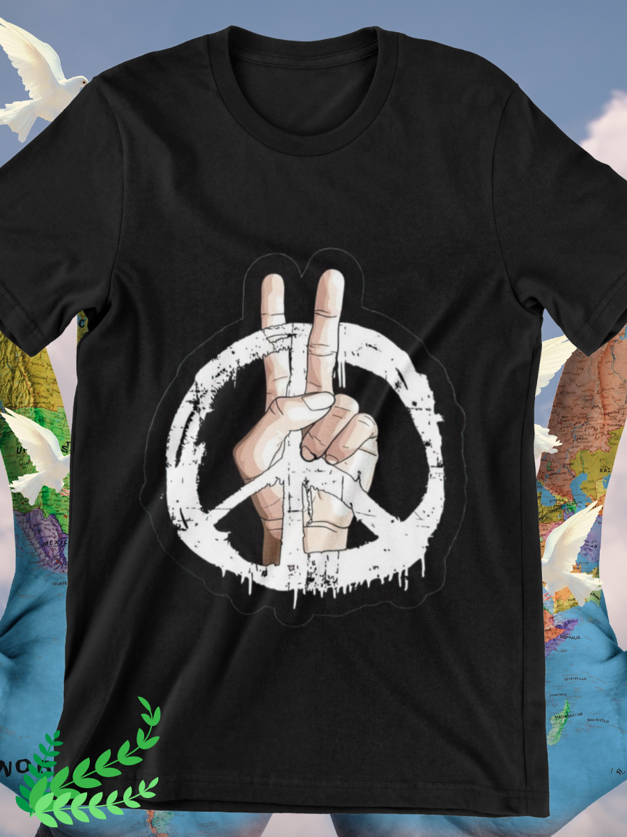 Peace Gesture Sign Graphic T-shirts
