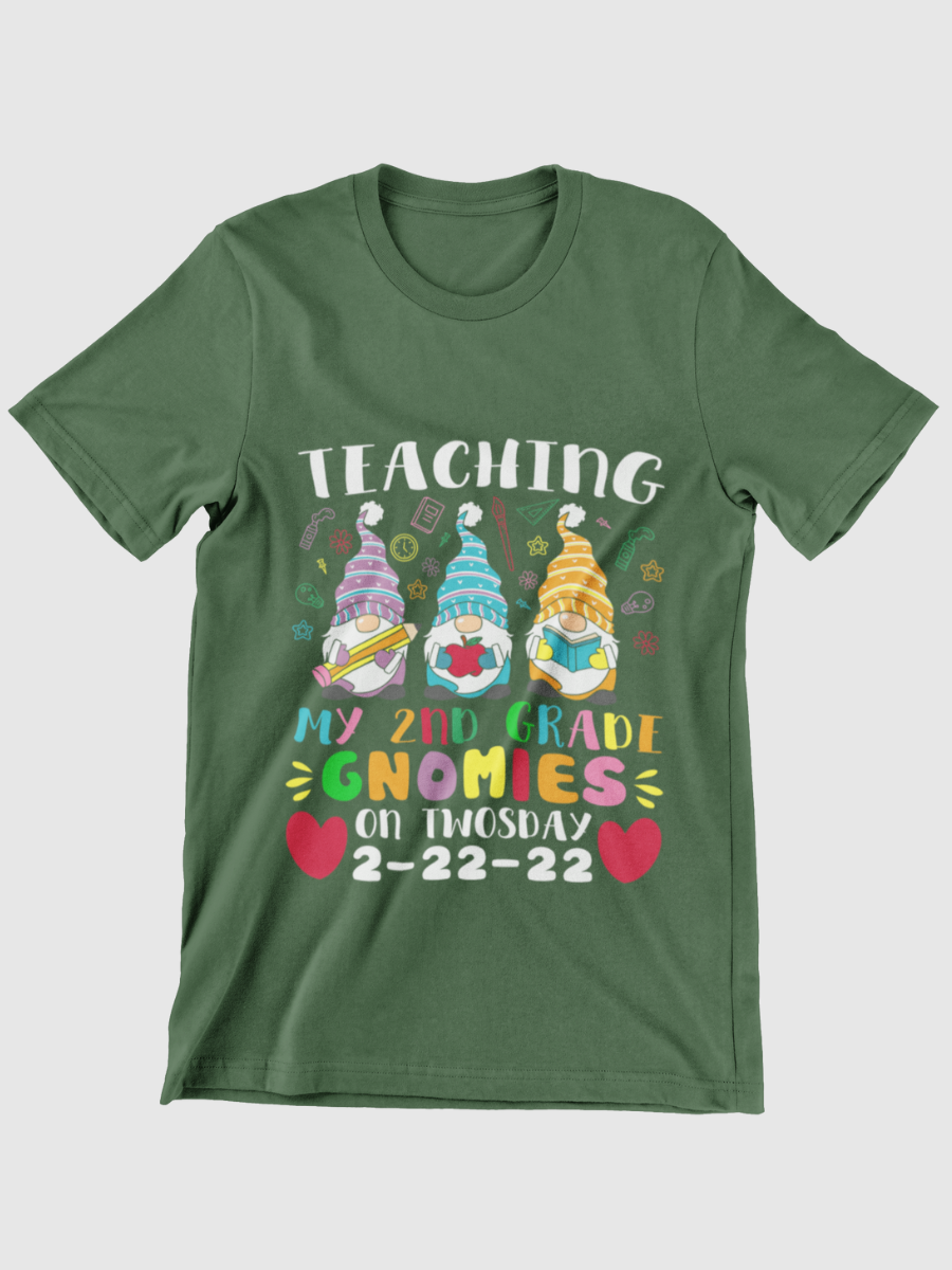 Teaching My 2nd Grade On Twosday Graphic T-shirt