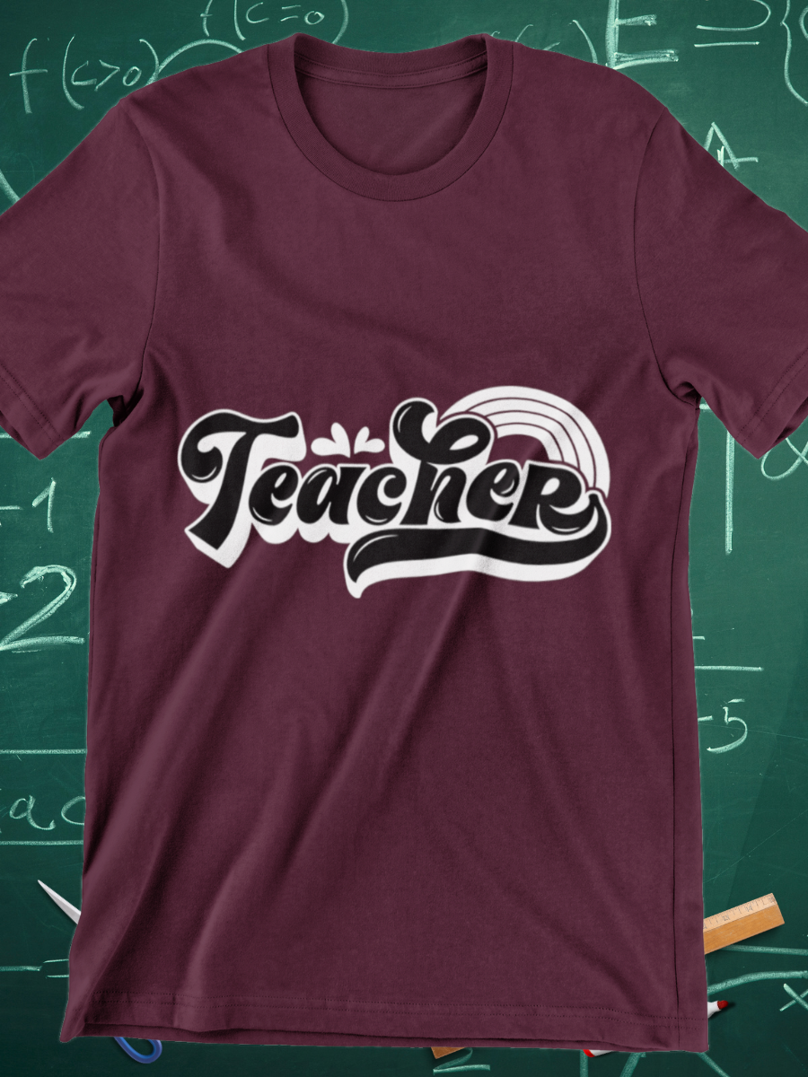 Vintage Teacher Graphic T-shirt