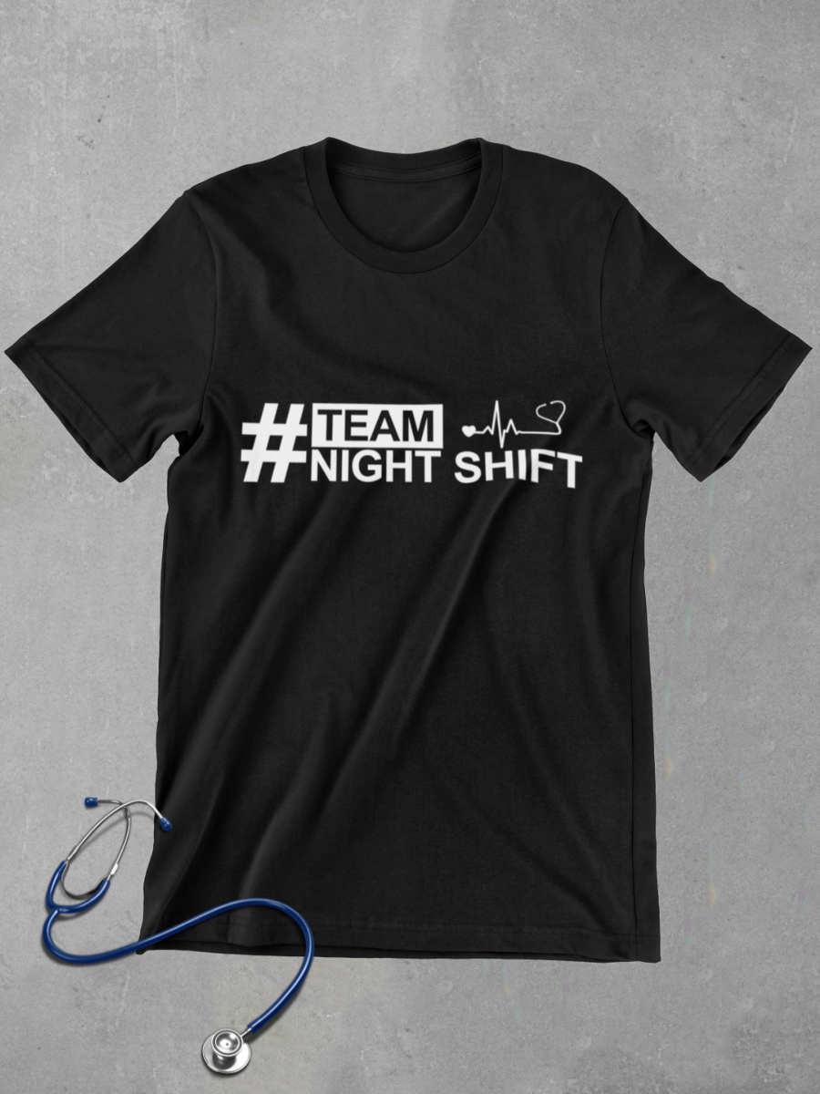 Night Shift Nurse Graphic T-shirt