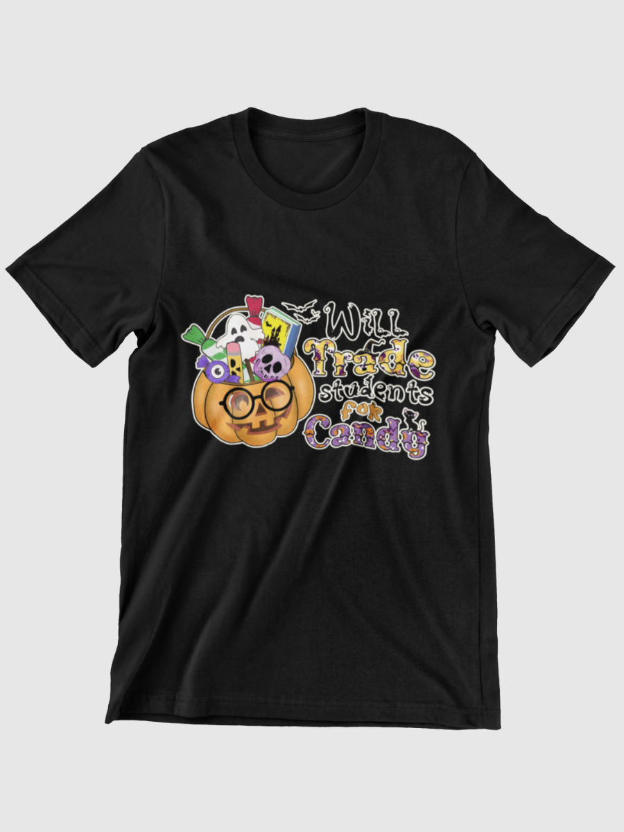 Will Trade Students For Candy Halloween Graphic T-shirt