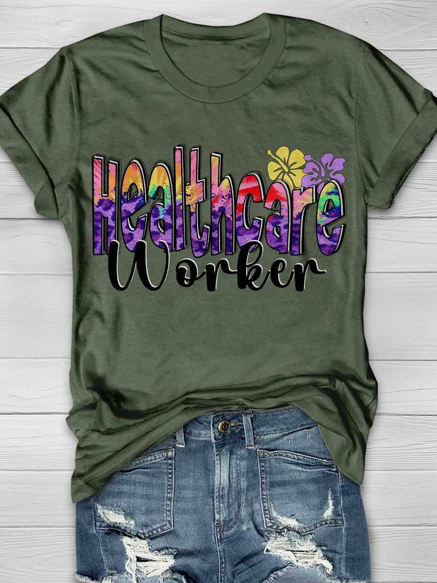Healthcare Worker Graphic T-shirts