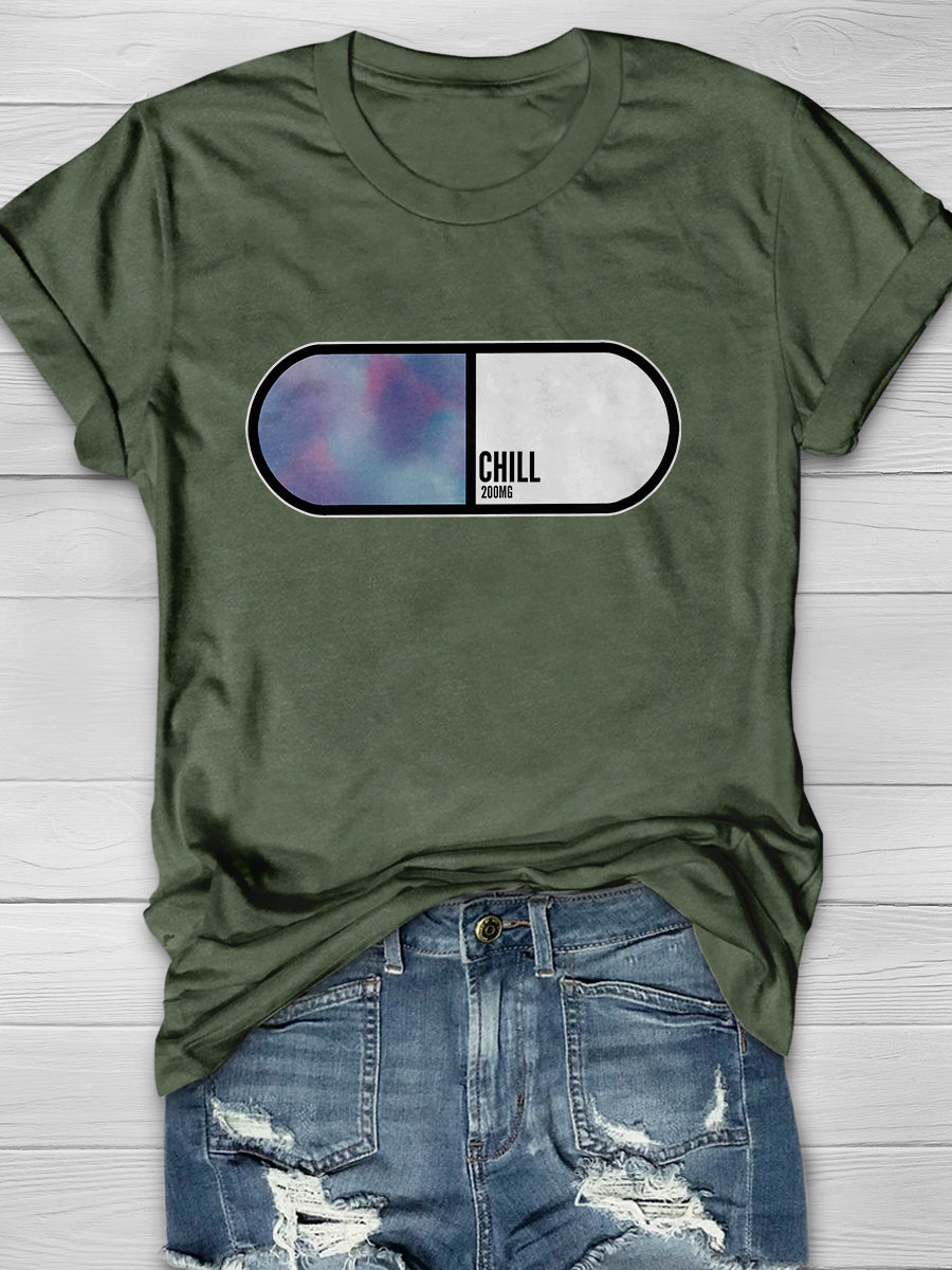 Chill Print Short Sleeve T-shirt