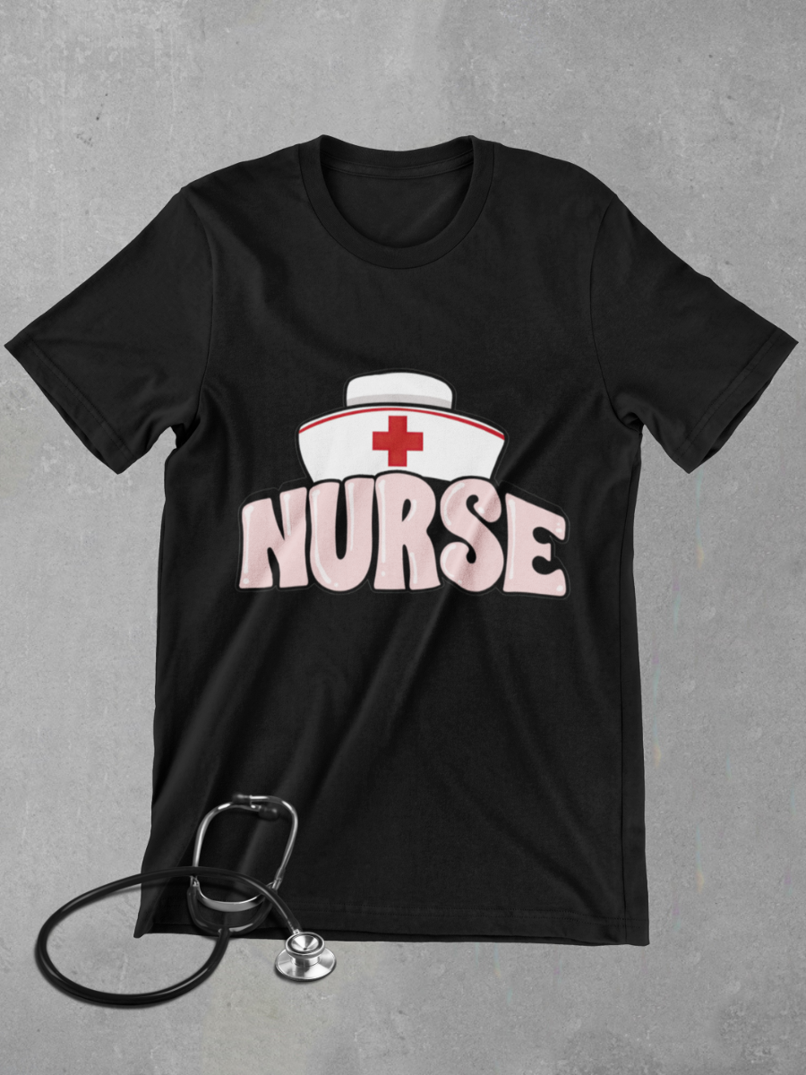 Nurse Hat Graphic T-shirt