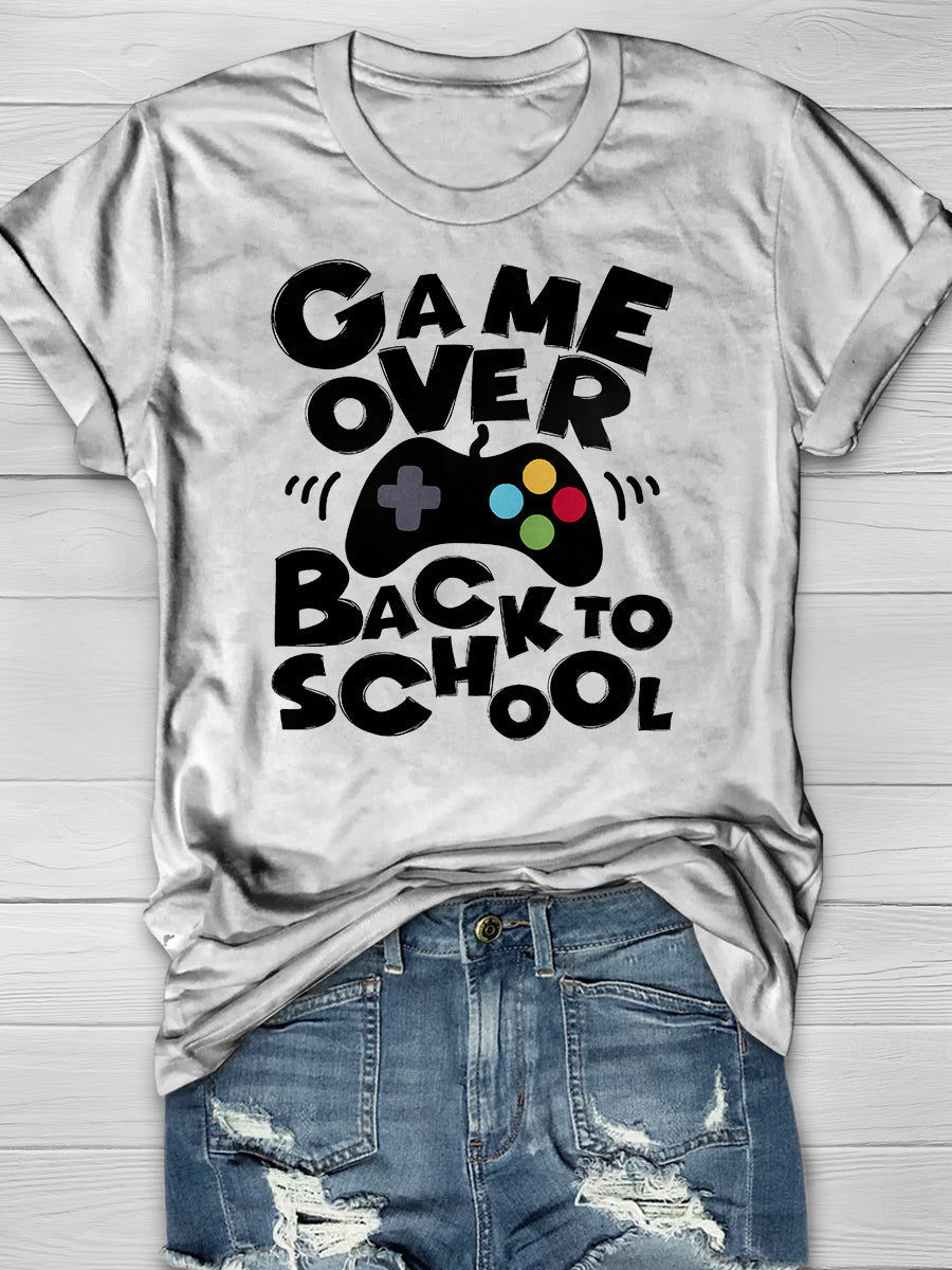 Game On Kindergarten Print Graphic T-shirts