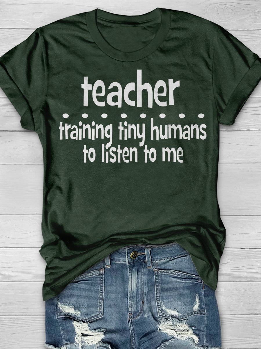 Definition of a teacher Print Graphic T-shirts