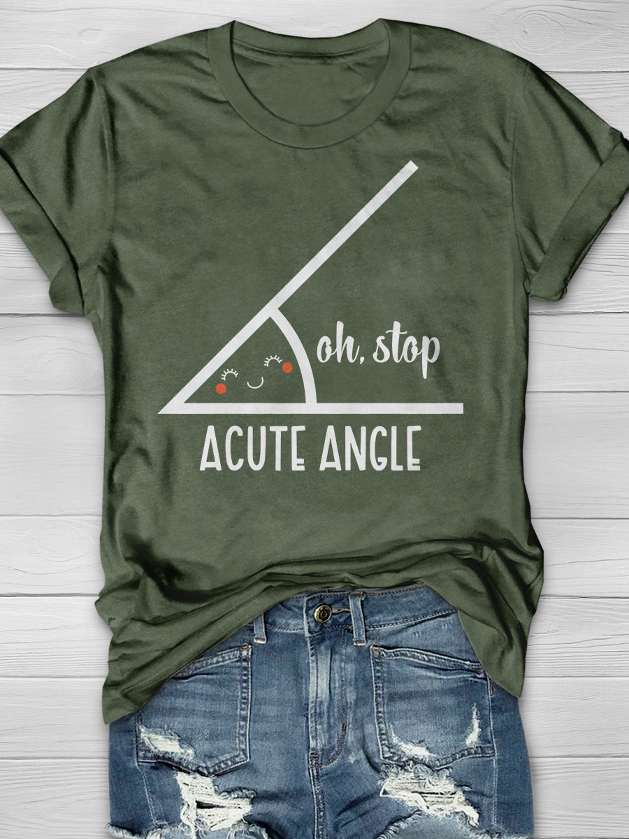 Math Teacher Print Graphic T-shirts