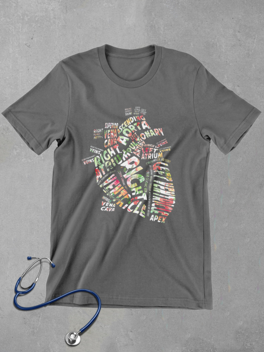 Heart Nurse Graphic T-shirt