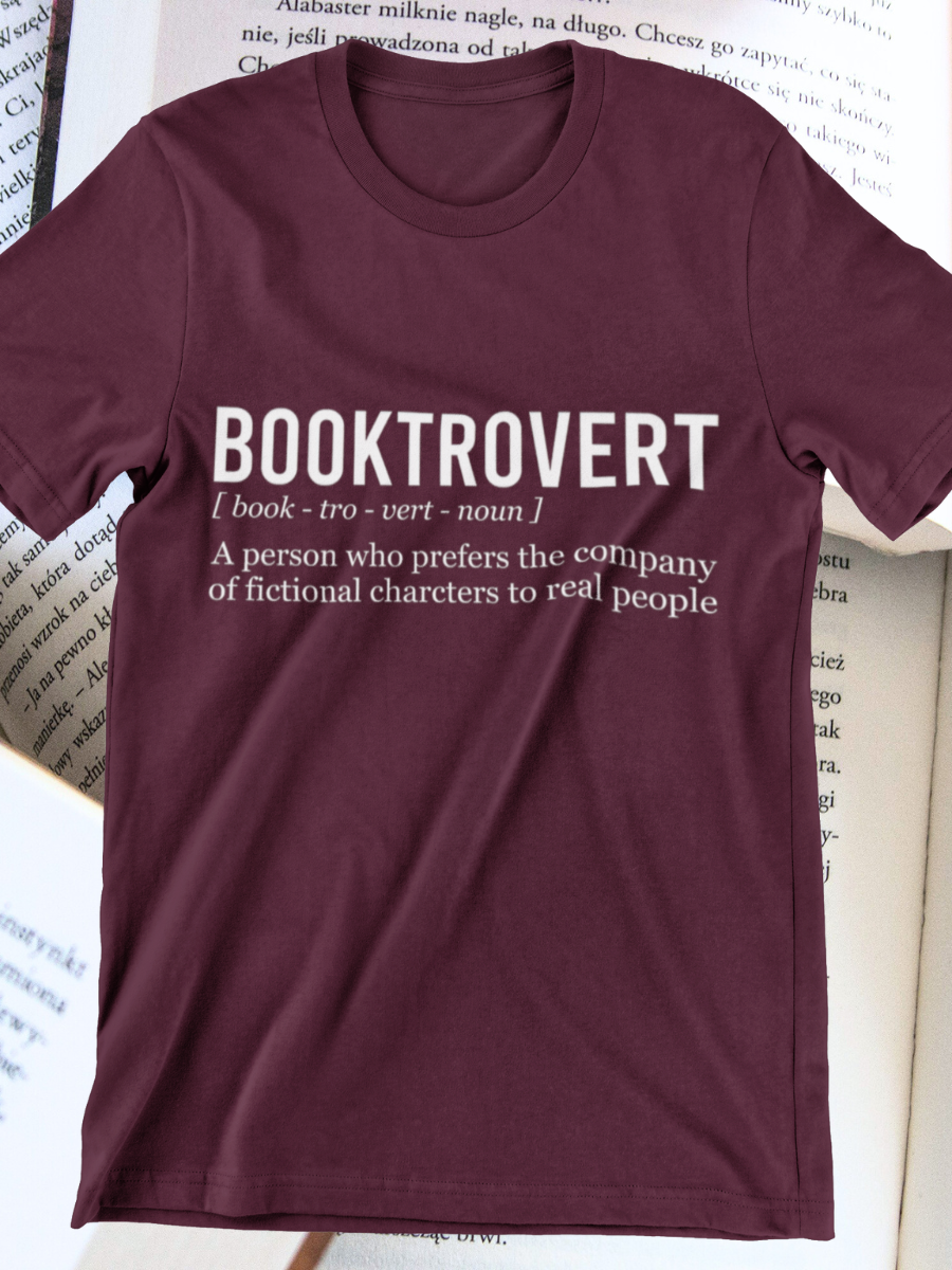 Booktrovert Meaning Graphic T-shirts
