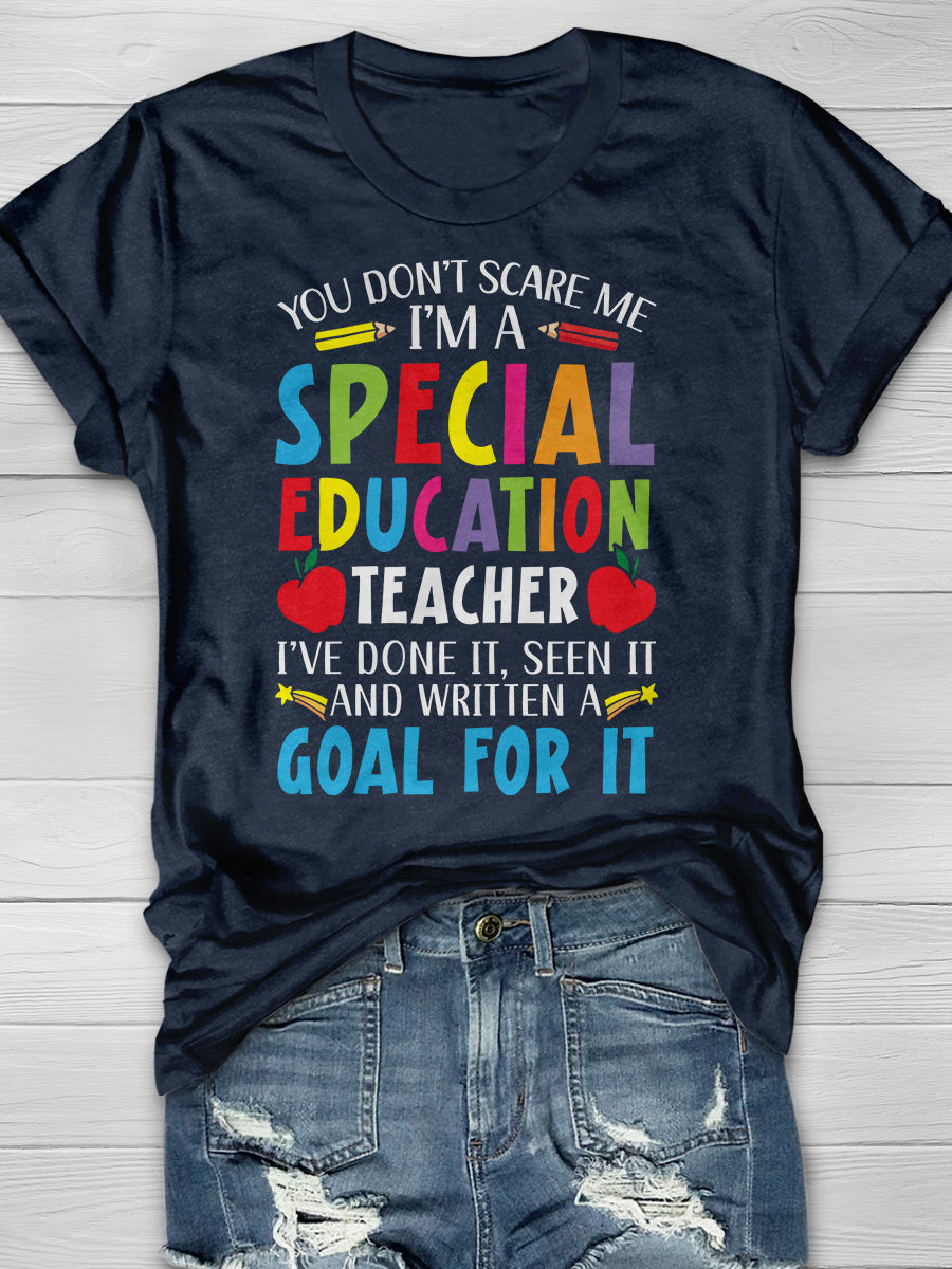 Special Education Teacher Print Graphic T-shirts