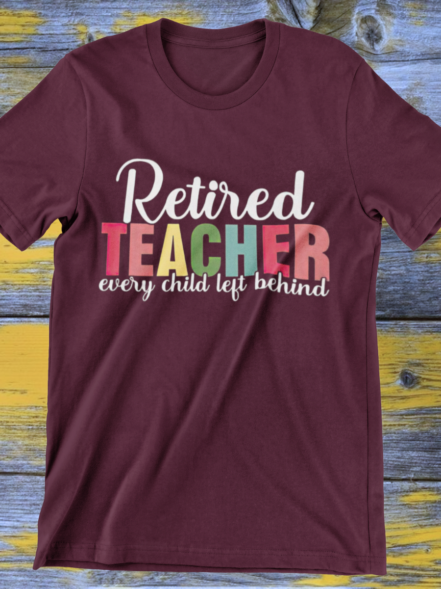 This Is Retired Teacher Graphic T-shirt