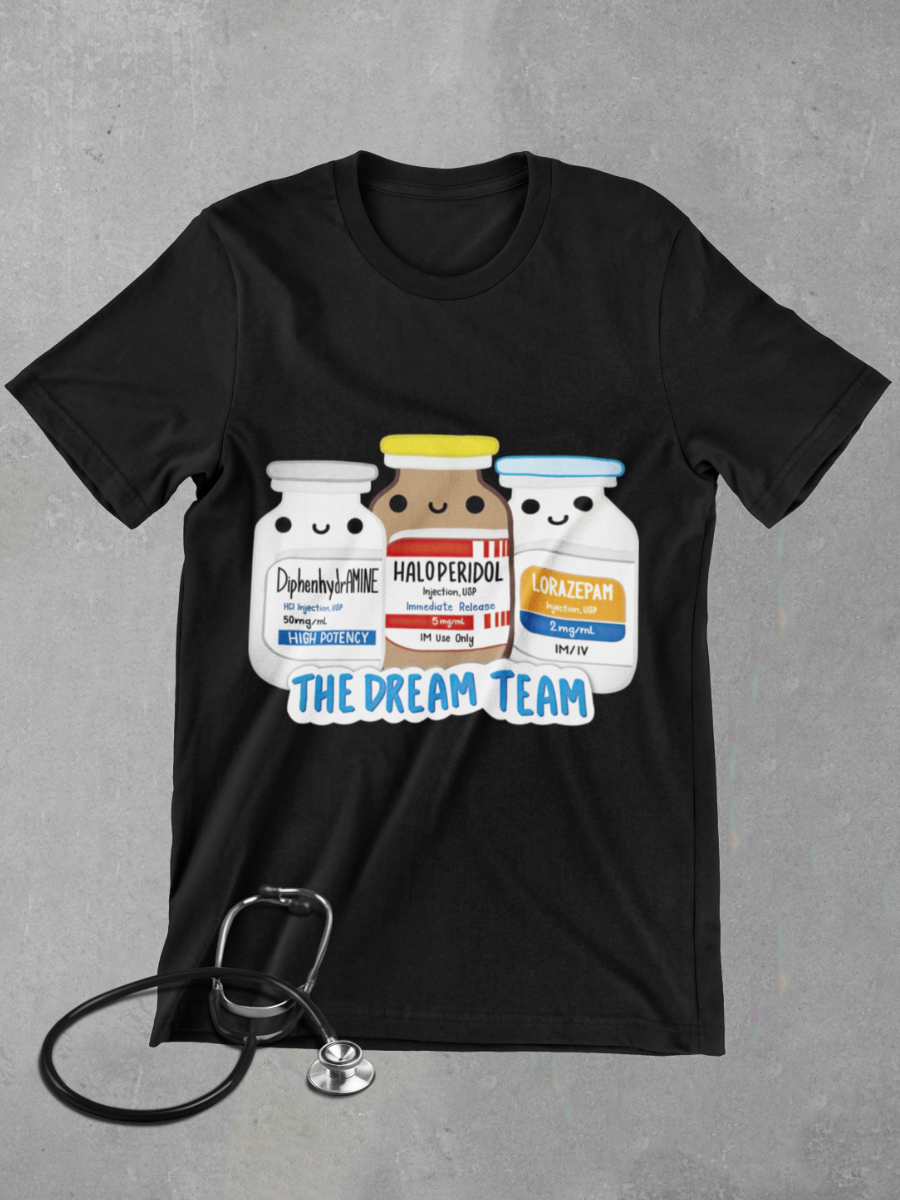 The Dream Team Nurse Graphic T-shirt