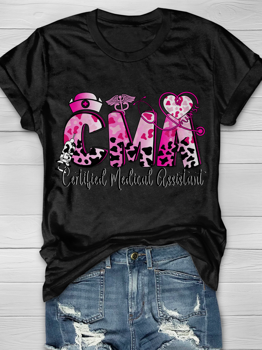 Certified Medical Assistant Graphic T-shirts