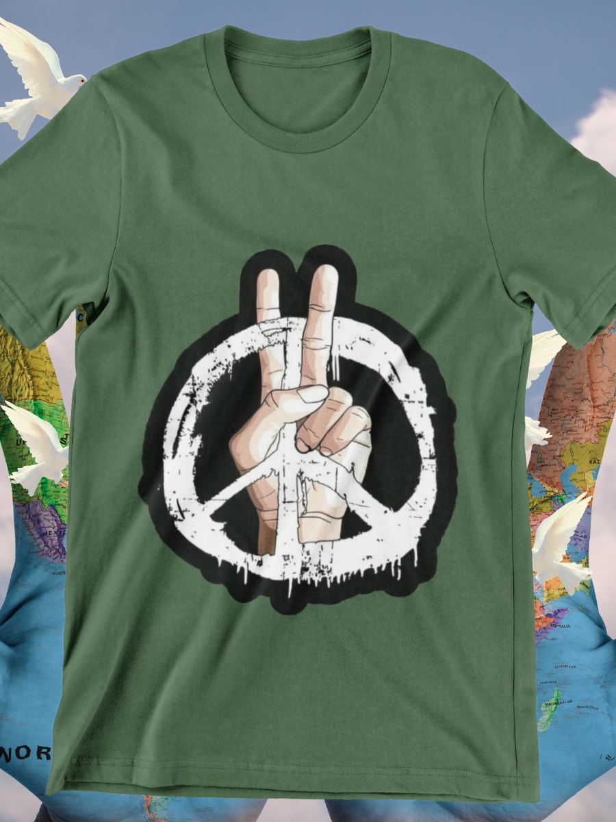 Peace Gesture Sign Graphic T-shirts