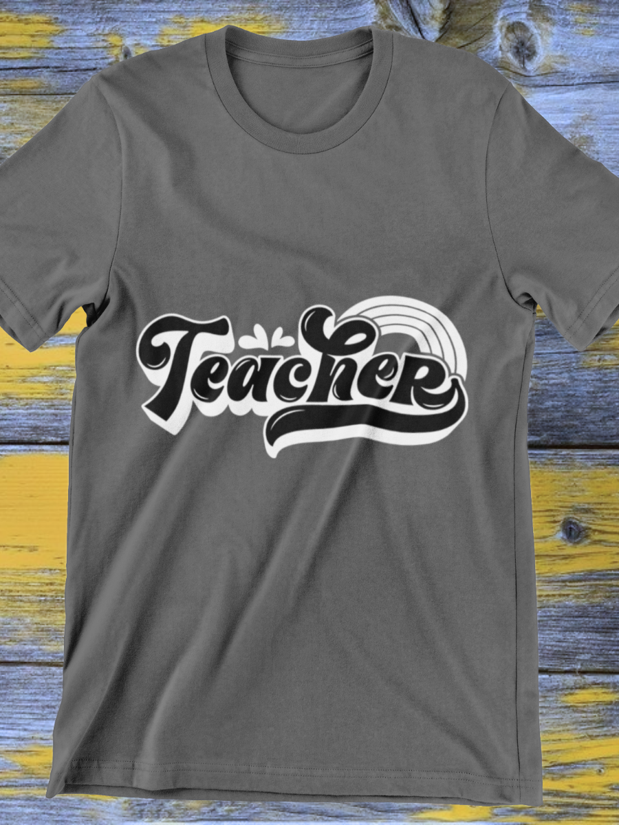 Vintage Teacher Graphic T-shirt