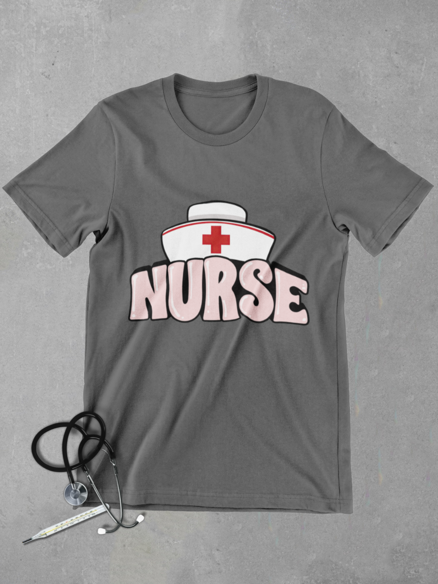 Nurse Hat Graphic T-shirt