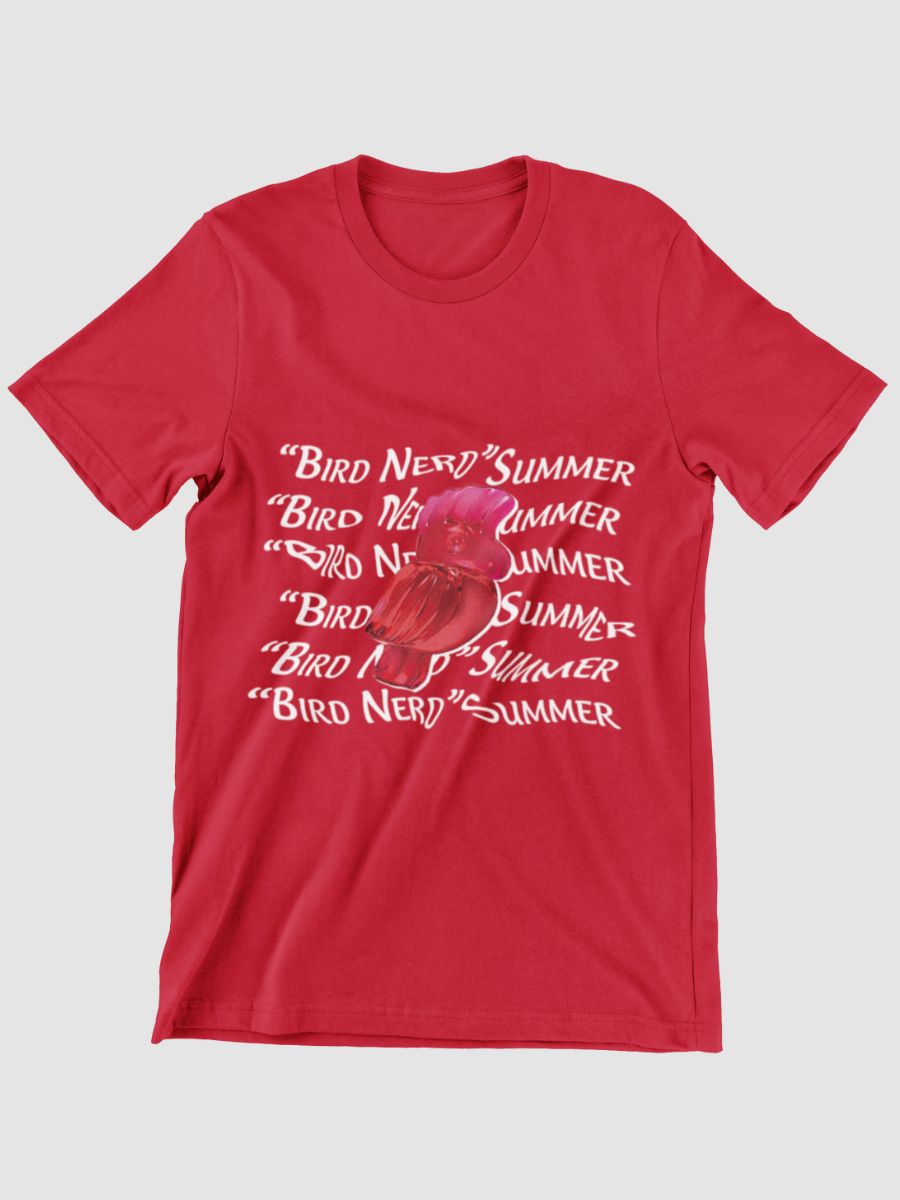 Bird Nerd Summer Graphic T-shirt