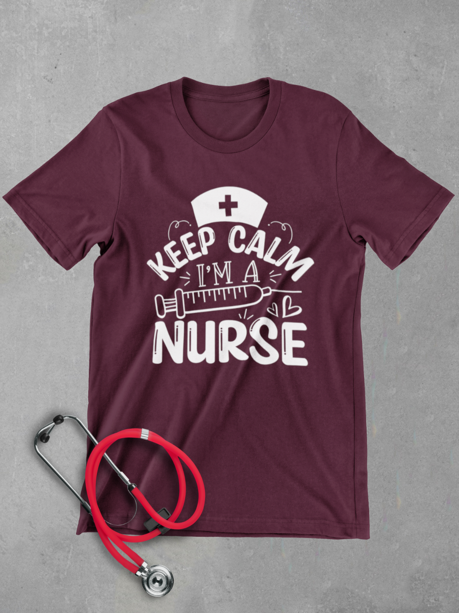 Keep Calm I'm a Nurse Graphic T-shirt