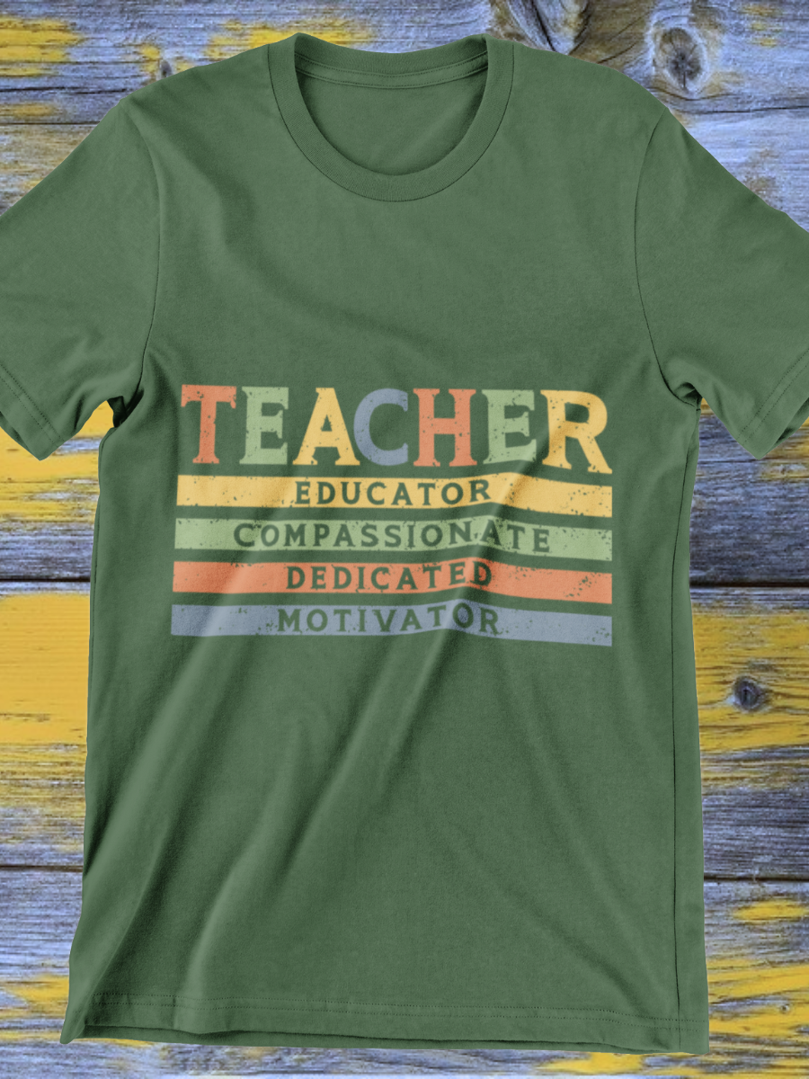 Teacher Educator Compassionate Graphic T-shirt