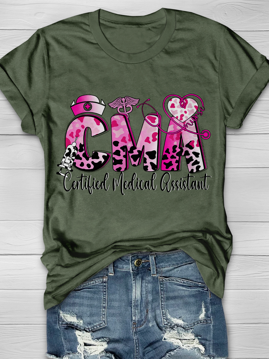 Certified Medical Assistant Graphic T-shirts