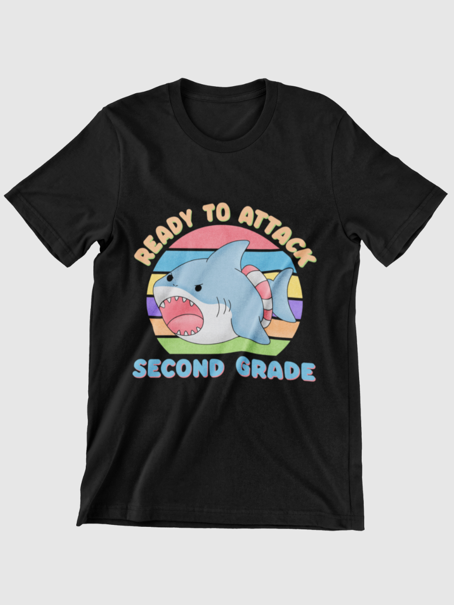 Ready To Attack 2nd Grade Graphic T-shirt