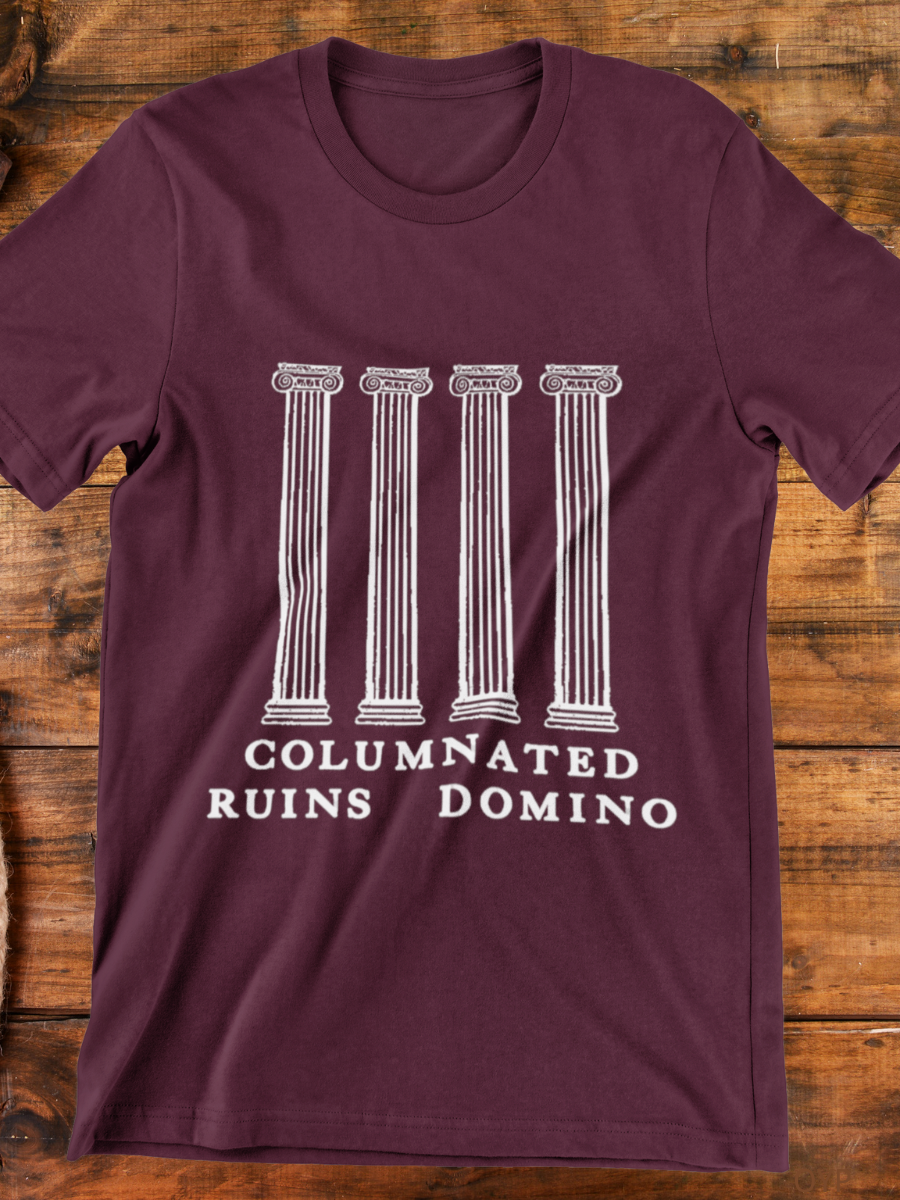 Columnated Ruins Domino Graphic T-shirt