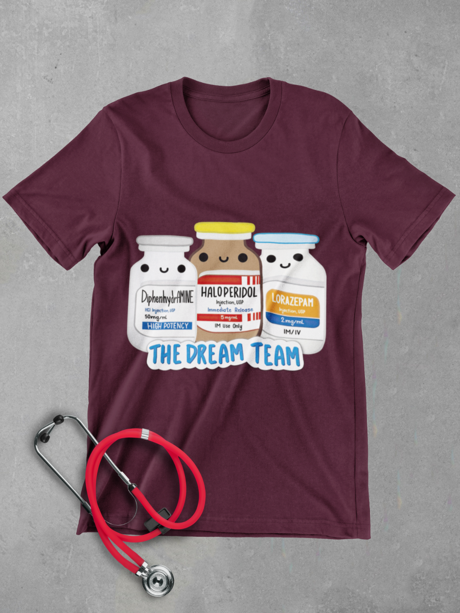 The Dream Team Nurse Graphic T-shirt