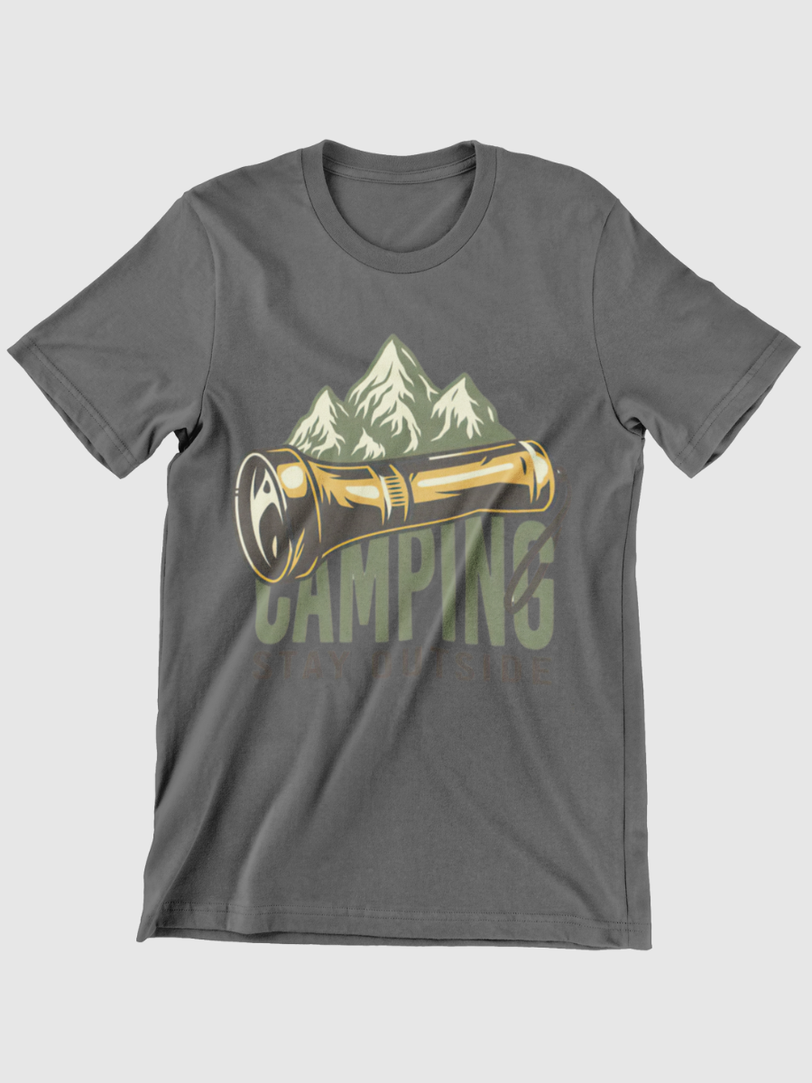 Camping Stay Outside Graphic T-shirt
