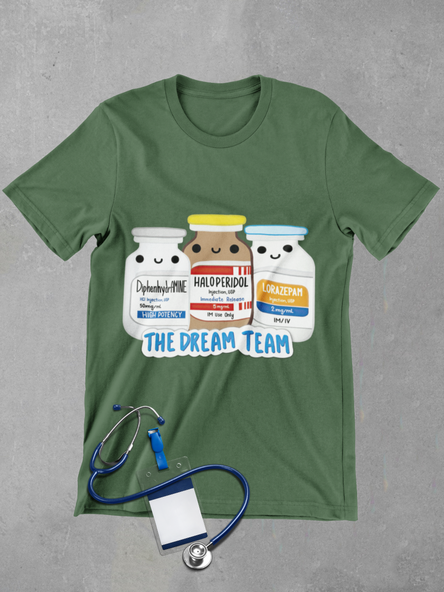 The Dream Team Nurse Graphic T-shirt