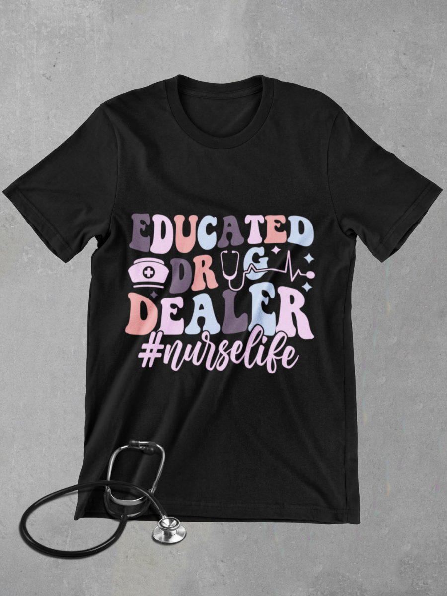 Educated Drug Deal Graphic T-shirt
