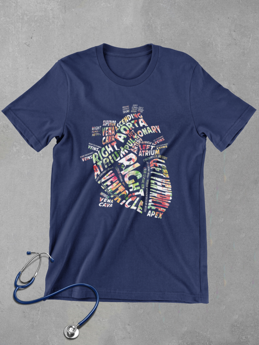 Heart Nurse Graphic T-shirt