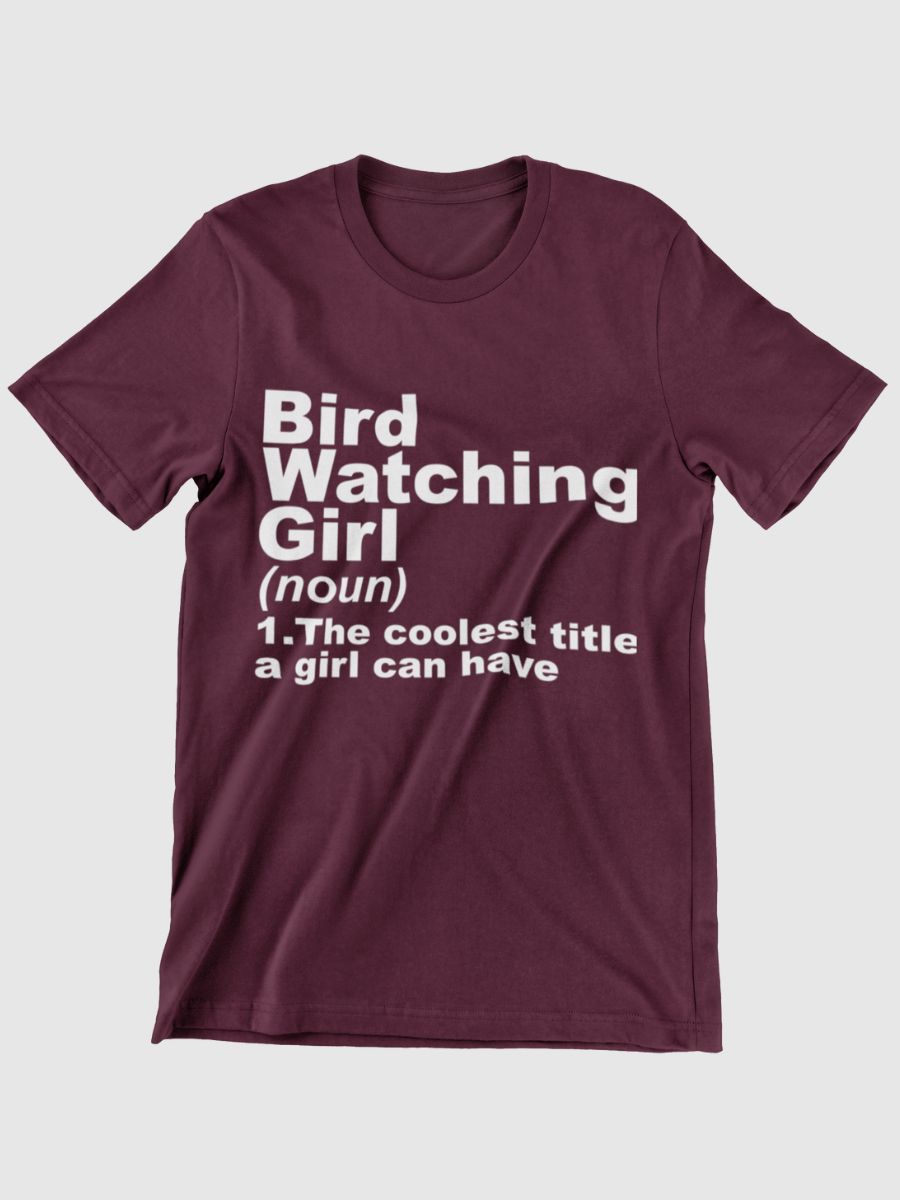 Bird Watching Girl Graphic T-shirt