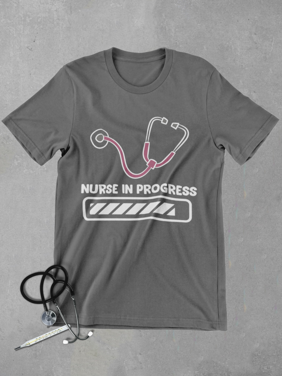 Nurse In Progress Graphic T-shirt