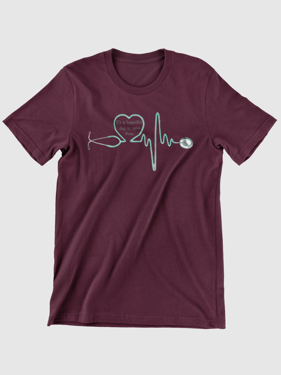 It's a beautiful day to save lives Graphic T-shirt