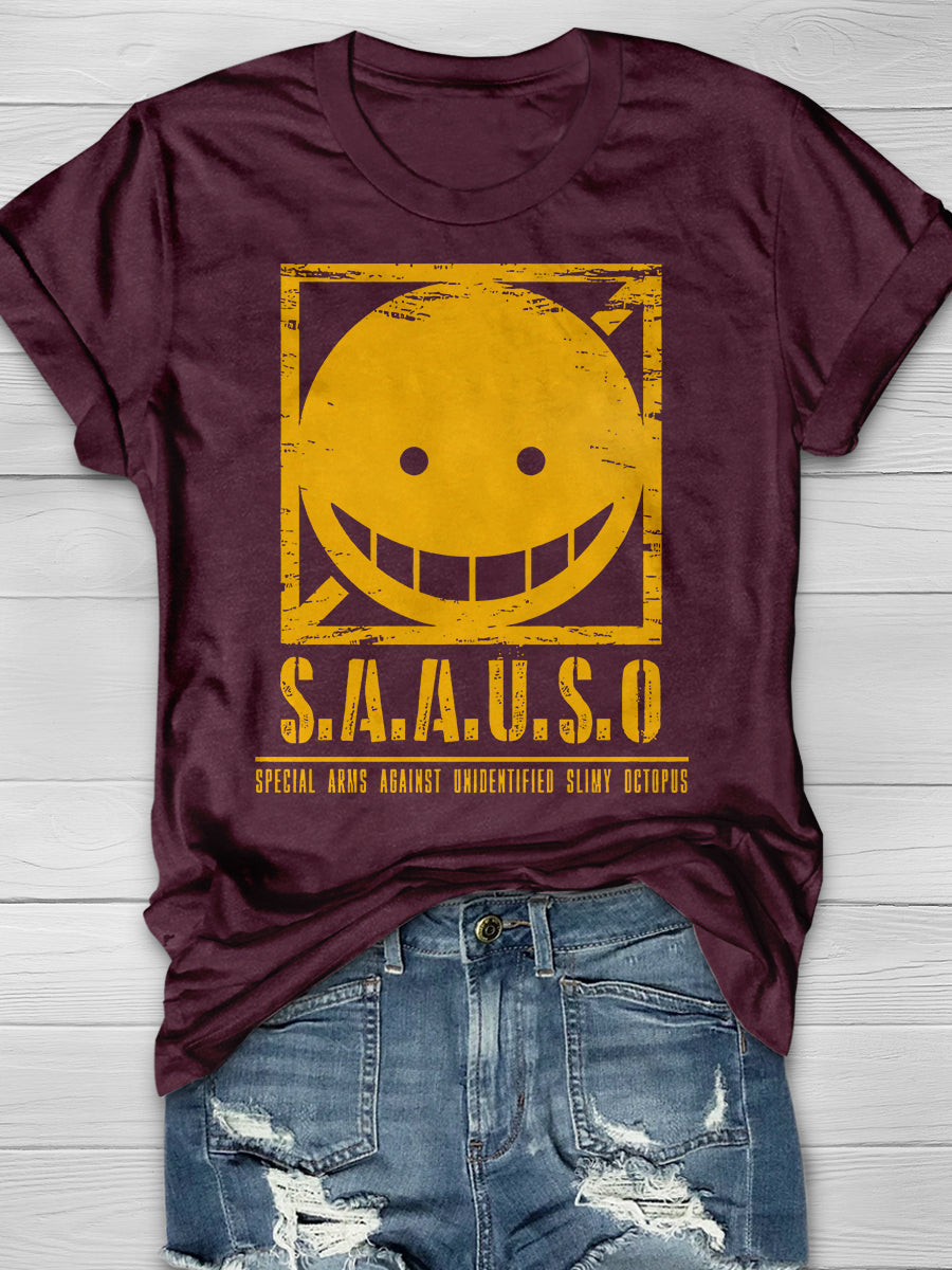 S.A.A.U.S.O Print Graphic T-shirts