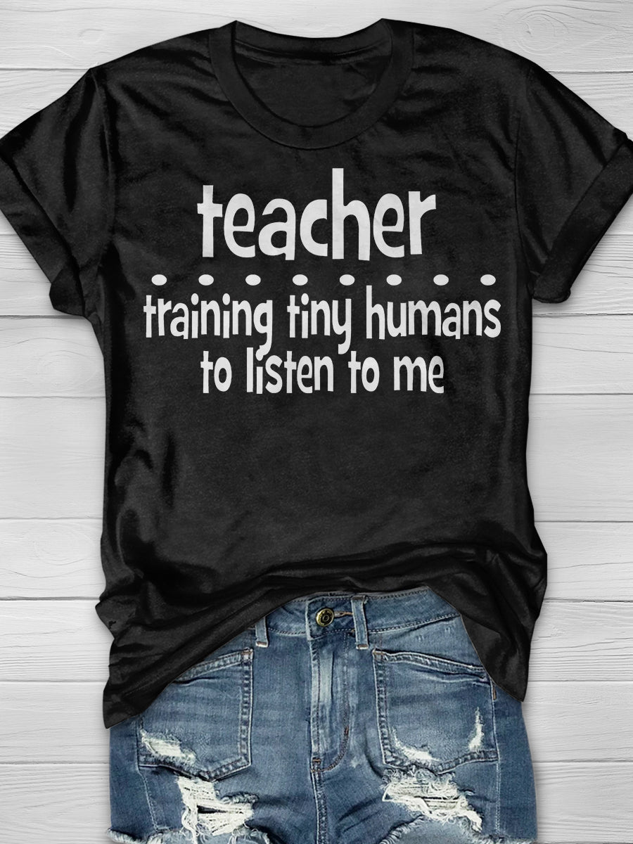 Definition of a teacher Print Graphic T-shirts