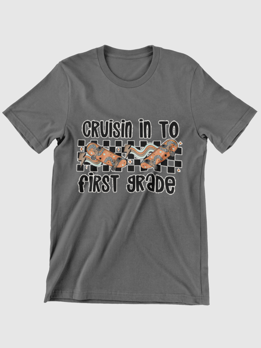 Cruisin In To First Grade Graphic T-shirt