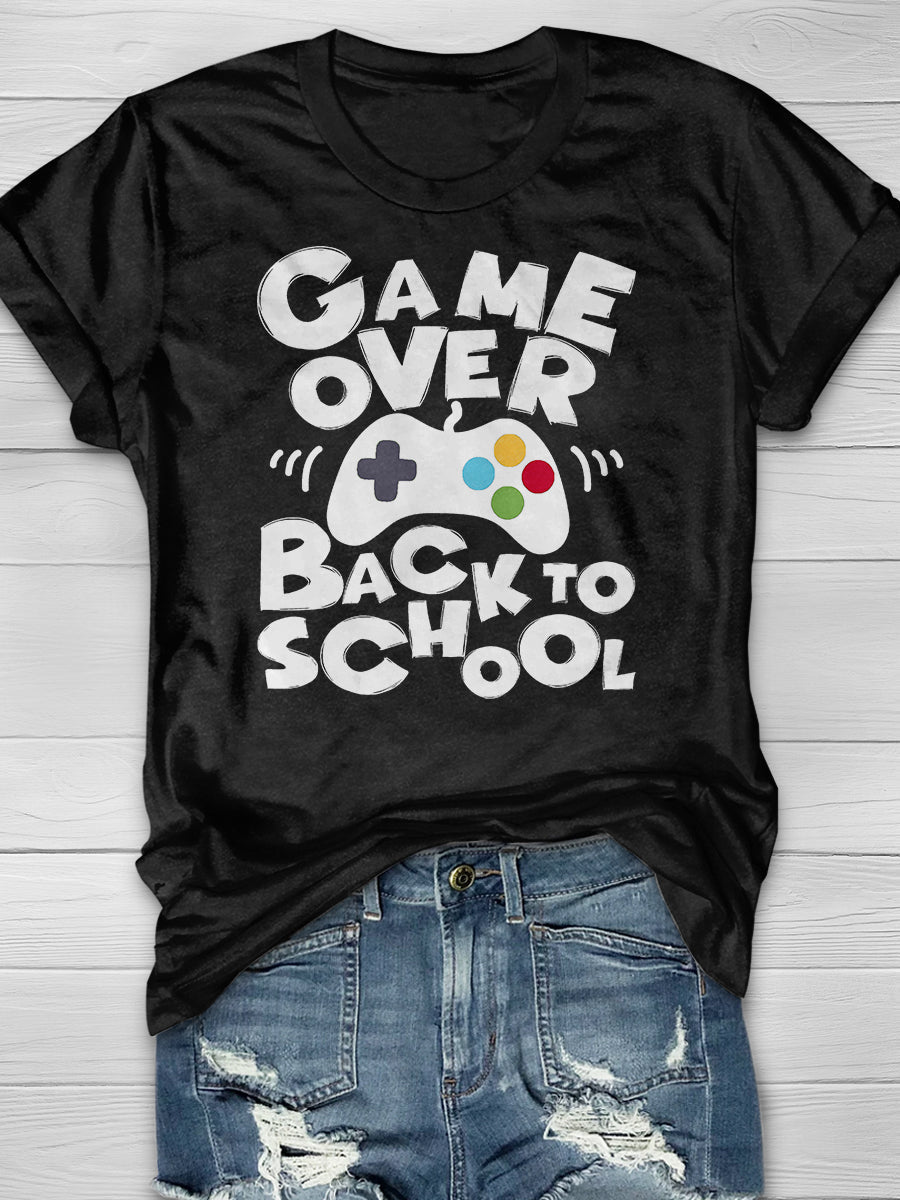 Game On Kindergarten Print Graphic T-shirts