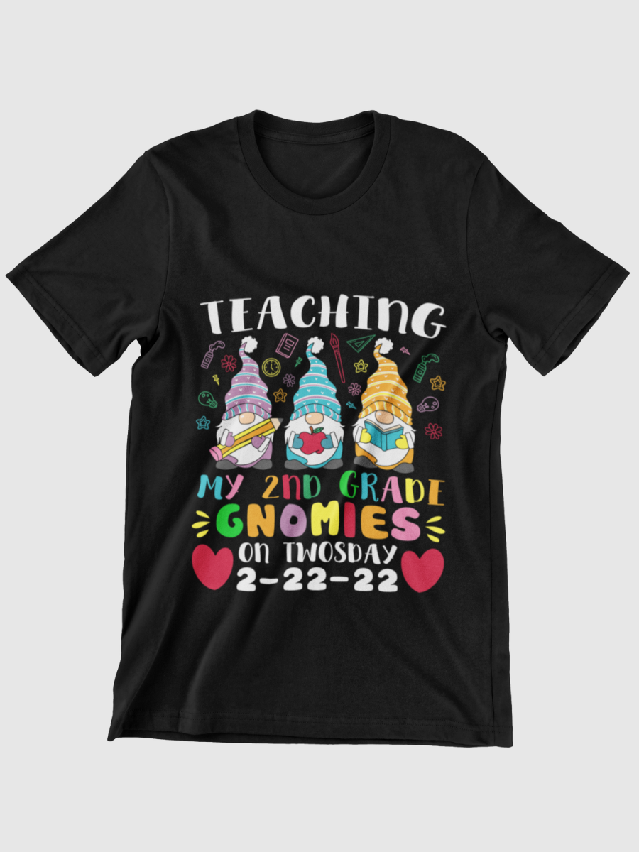 Teaching My 2nd Grade On Twosday Graphic T-shirt