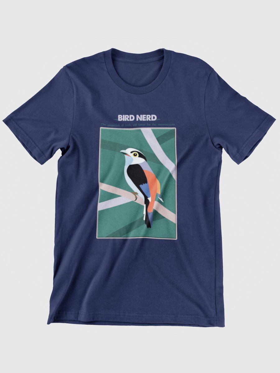 Bird on a Branch Birdwatcher Graphic T-shirt