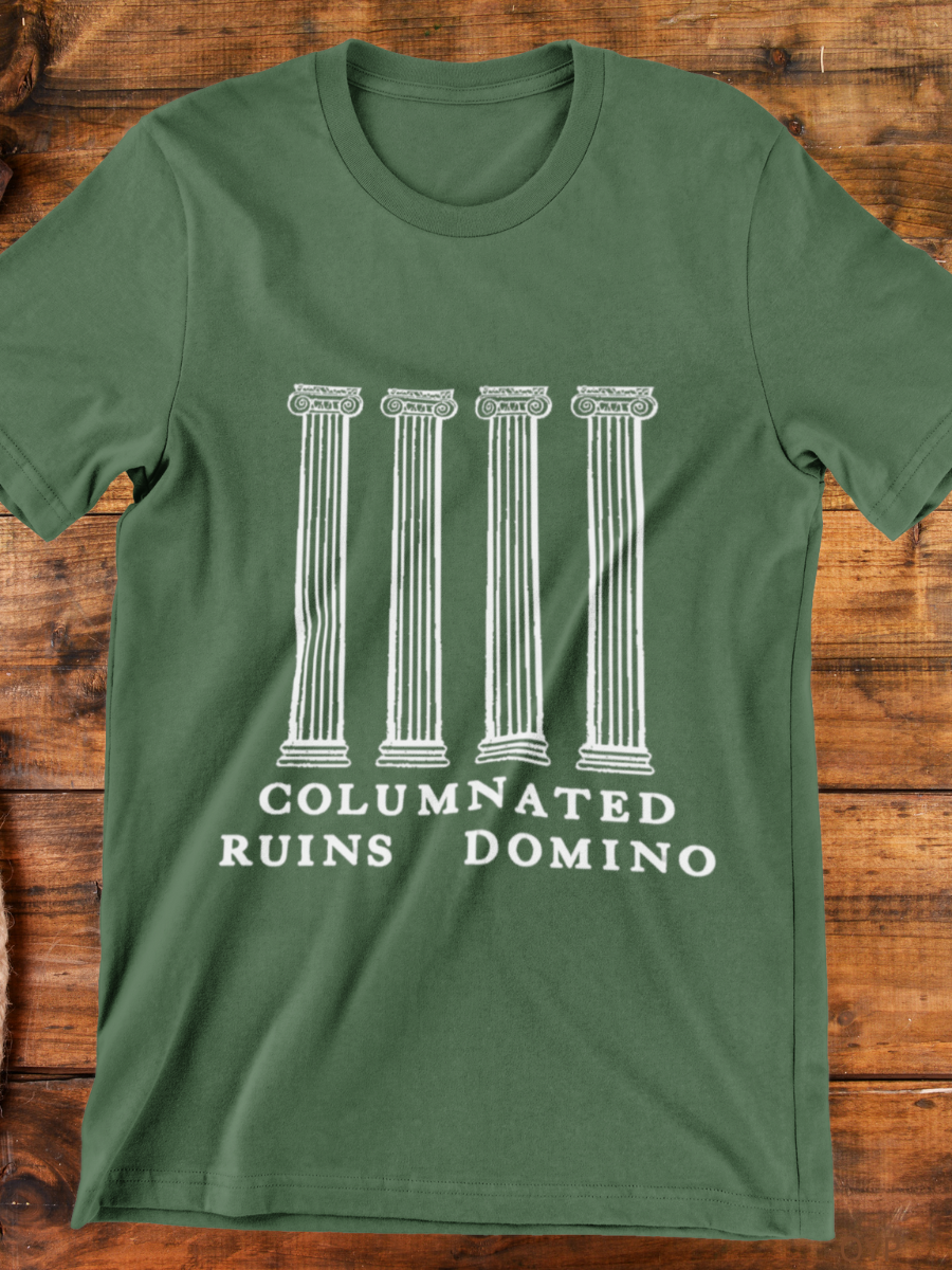 Columnated Ruins Domino Graphic T-shirt