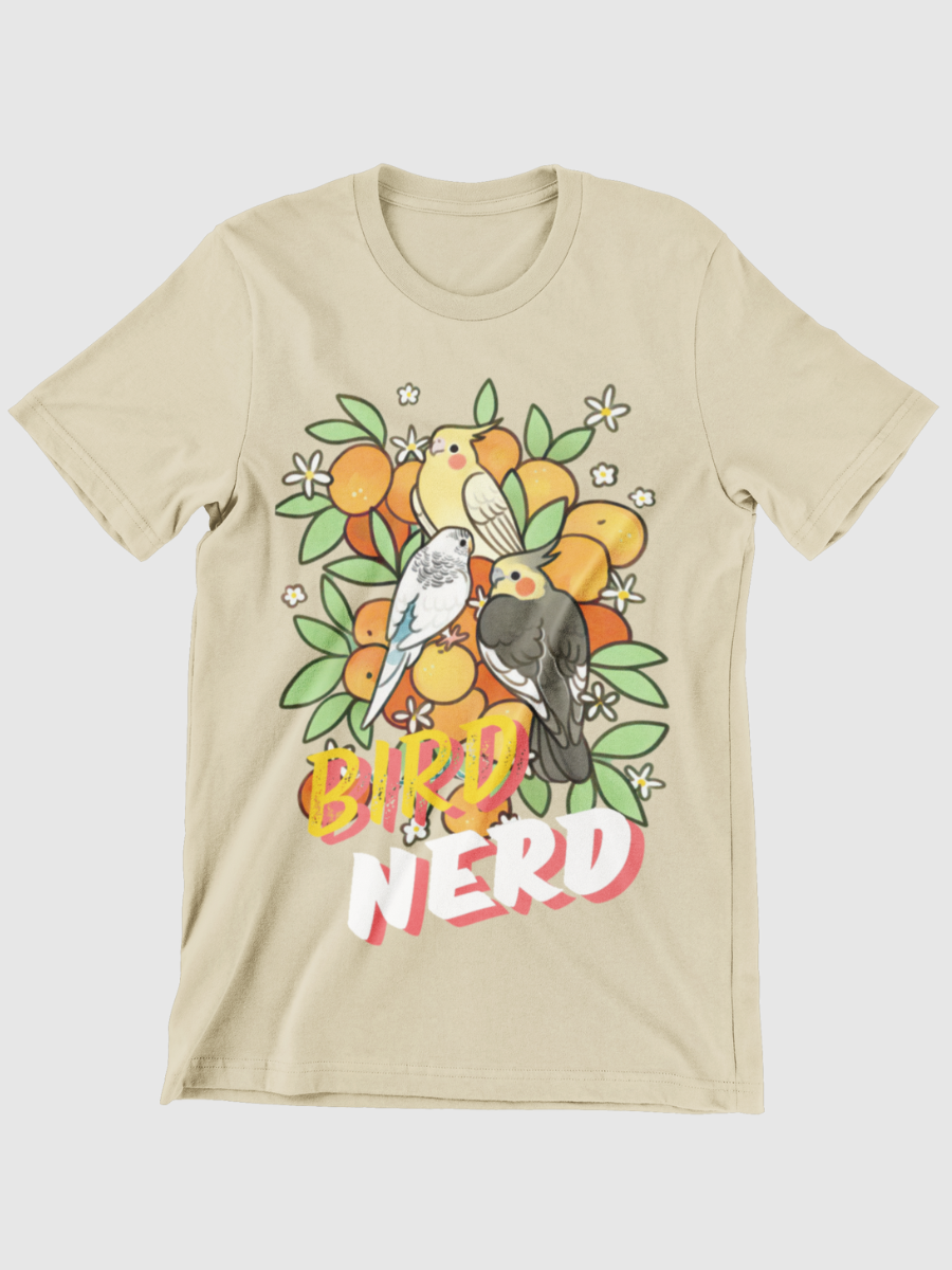 Bird Nerd Cockatiel Bird Watching Graphic T-shirt