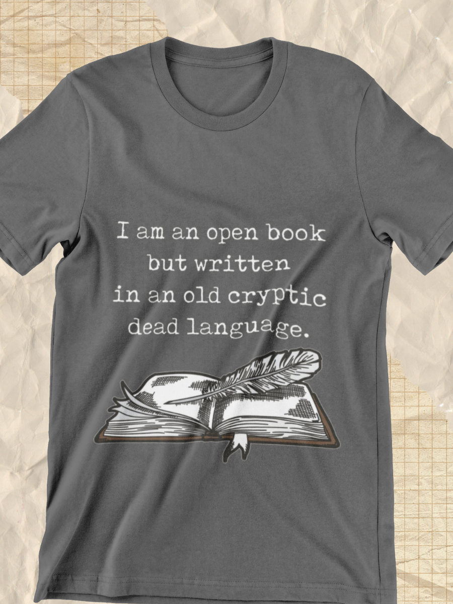 Dark Academia Book Graphic T-shirt