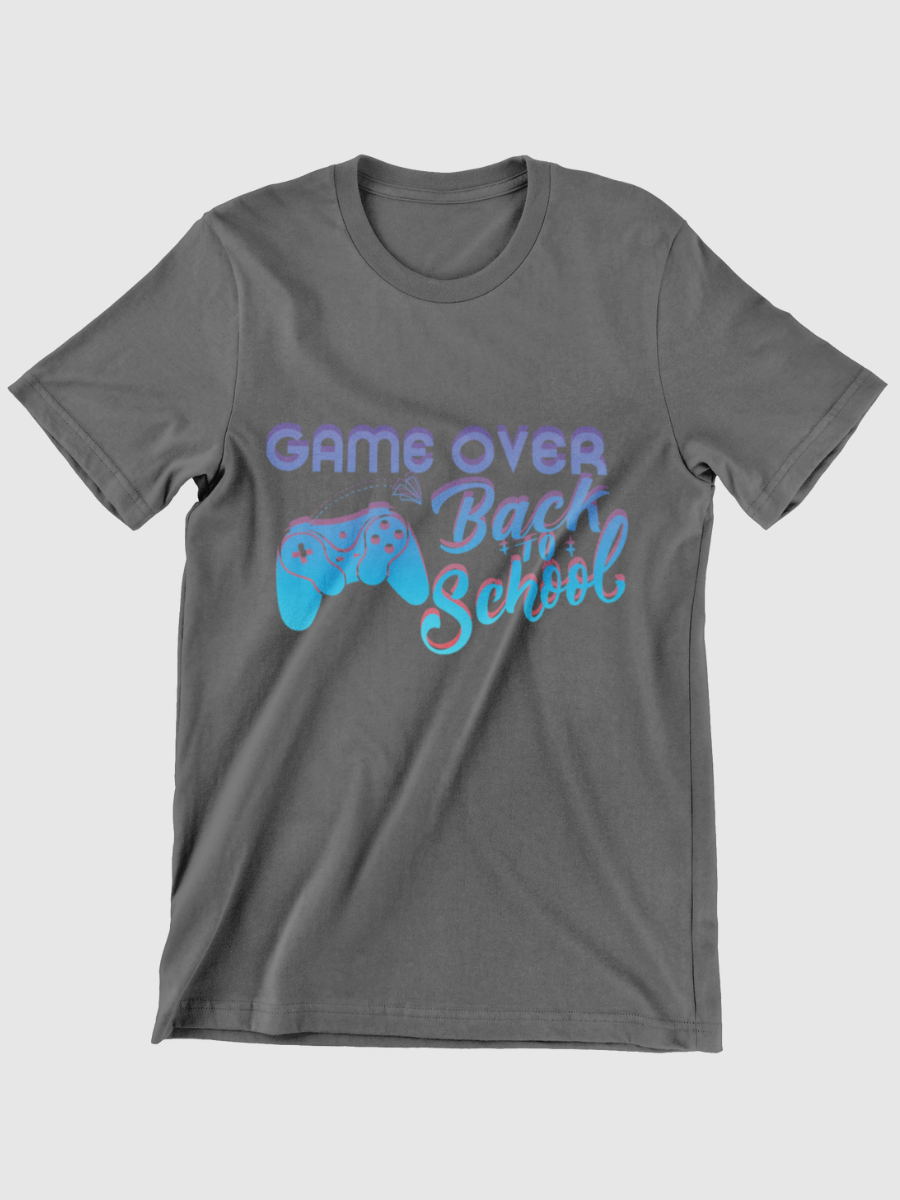 Game Over Back To School Graphic T-shirt