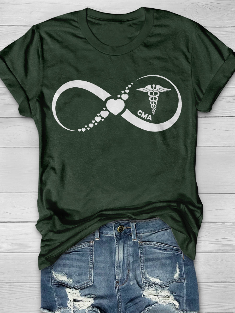 CMA Infinity Print Short Sleeve T-shirt